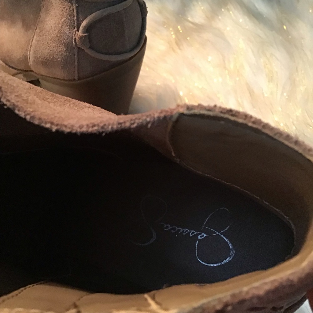 Jessica Simpson suede lace back Claron booties - Picture 5 of 7